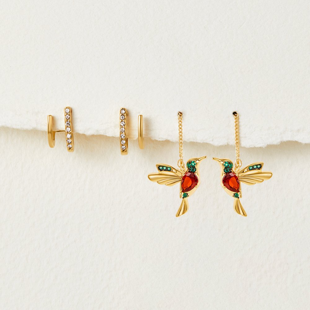 Charming Hummingbird Earrings