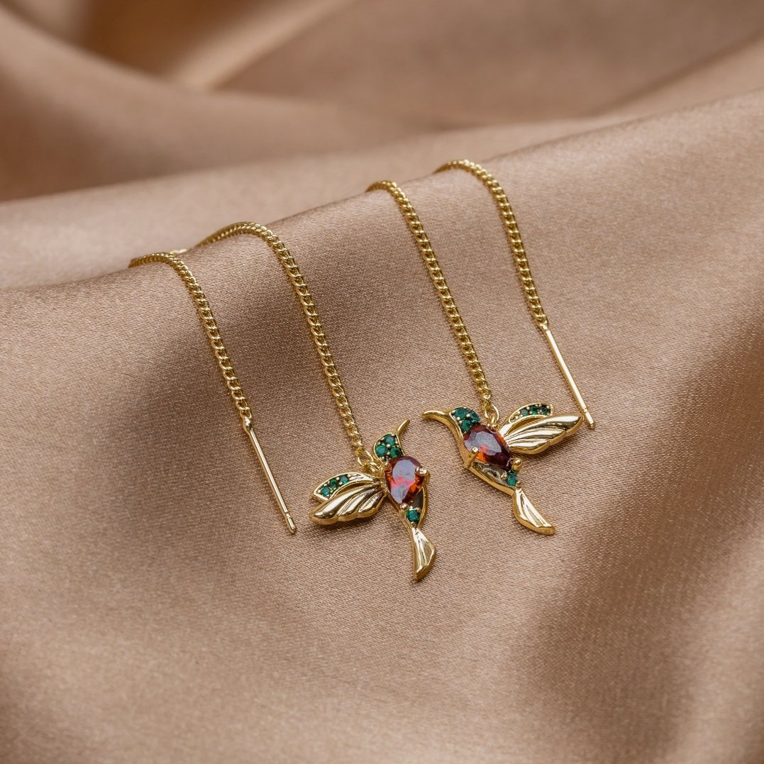 Charming Hummingbird Earrings