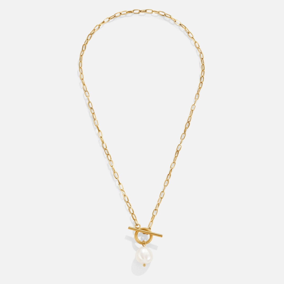 Eva Freshwater Pearl Gold Necklace