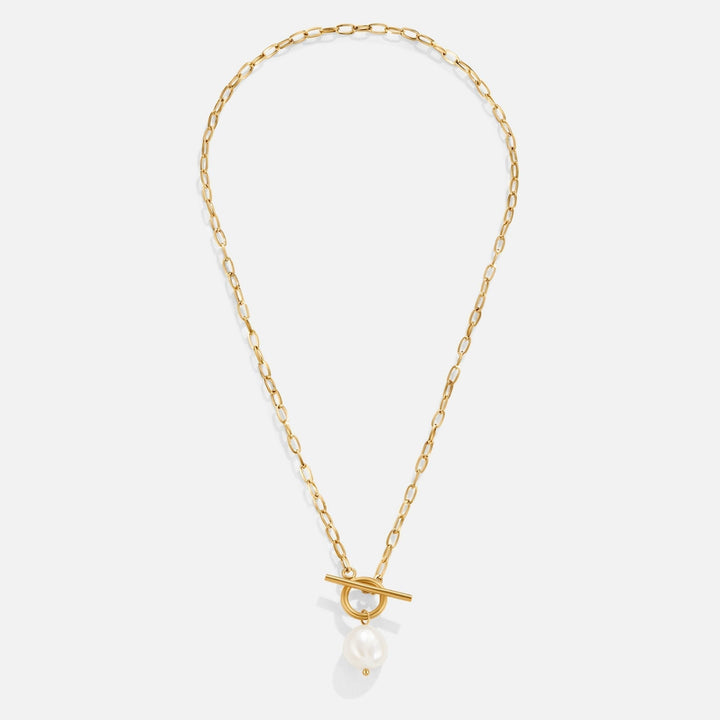 Eva Freshwater Pearl Gold Necklace