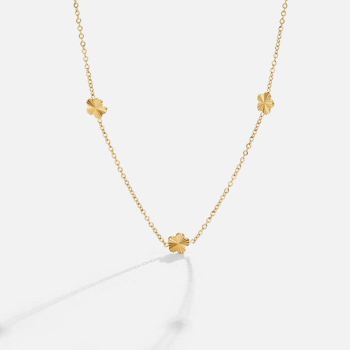 Flower Power Gold Necklace