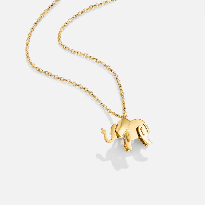 Golden Elephant Necklace