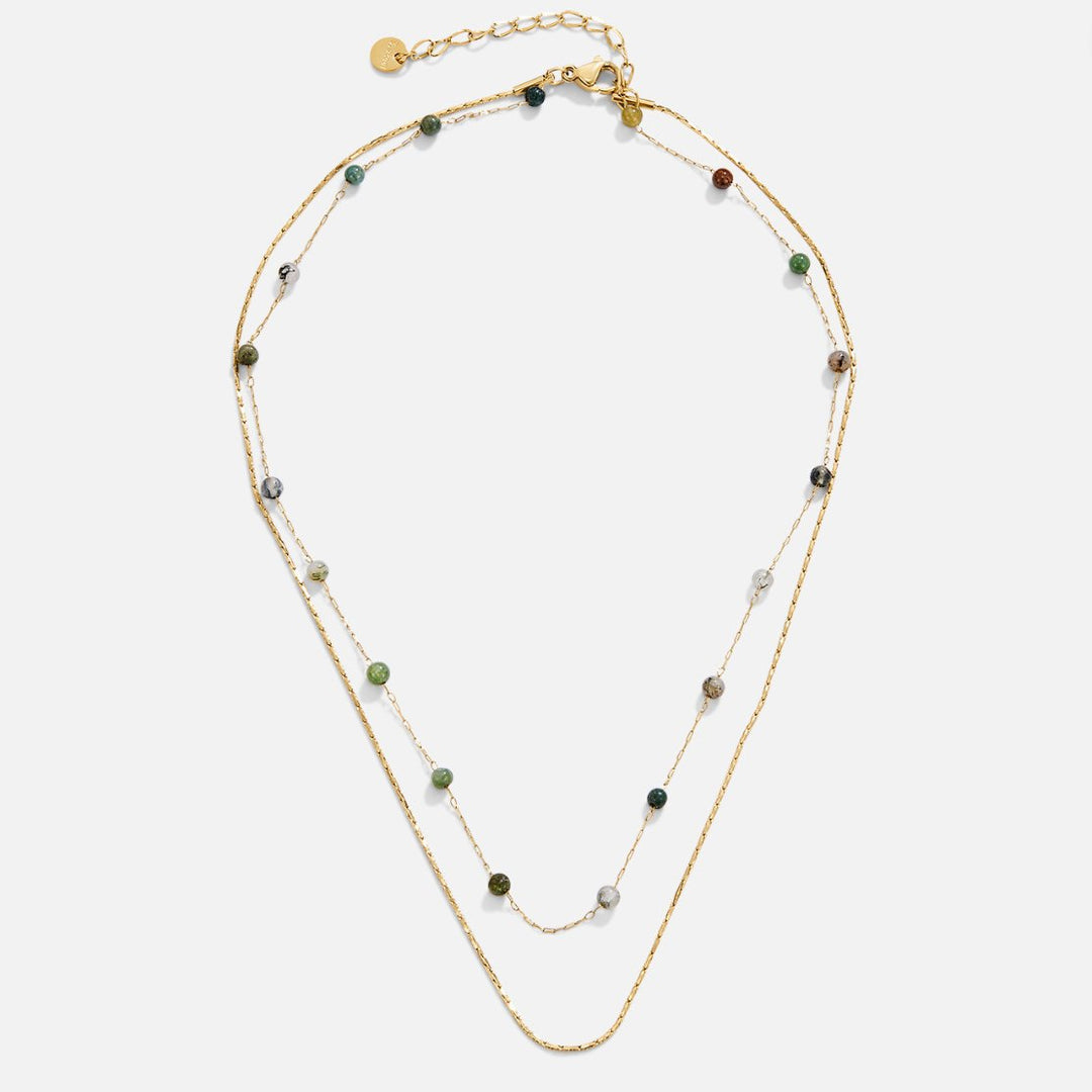Layered Necklace Alana Gold & Stone