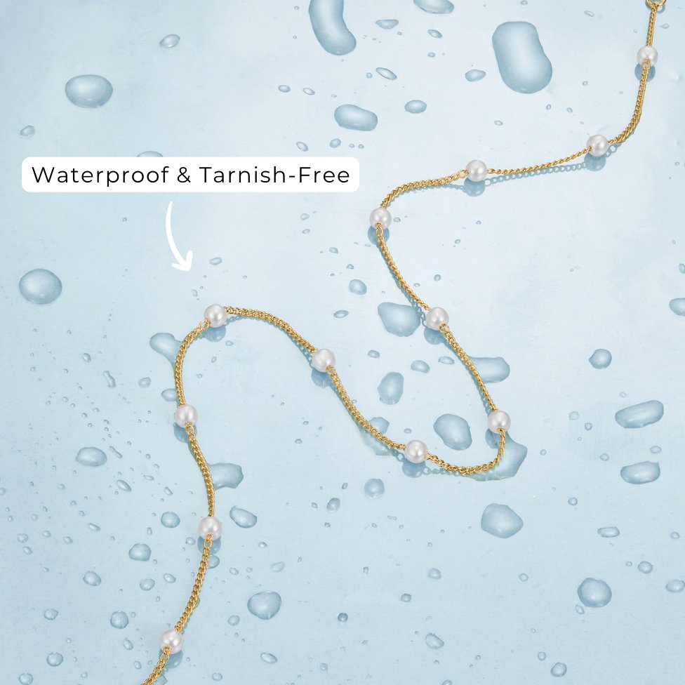 Queen Gold Pearl Necklace