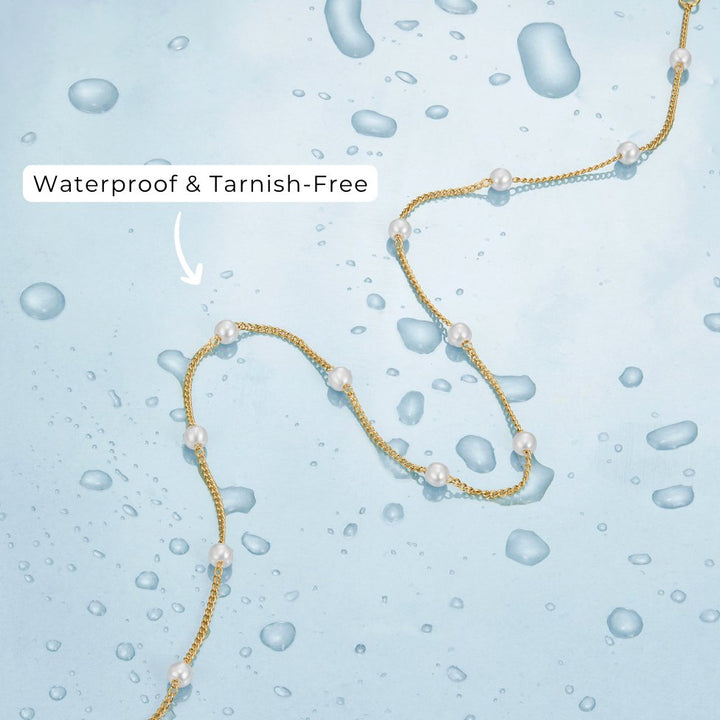 Queen Gold Pearl Necklace